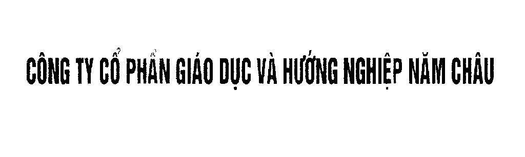Mẫu nhãn hiệu Công Ty Cổ Phần Giáo Dục Và Hướng Nghiệp Năm Châu