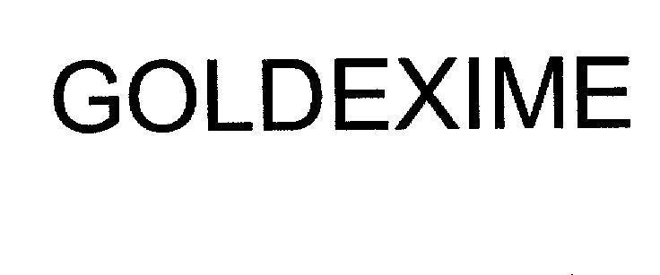 Mẫu nhãn hiệu GOLDEXIME