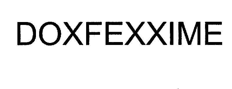 Mẫu nhãn hiệu DOXFEXXIME