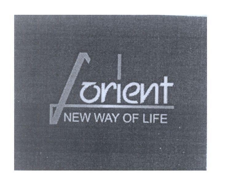 Mẫu nhãn hiệu Lorient NEW WAY OF LIFE