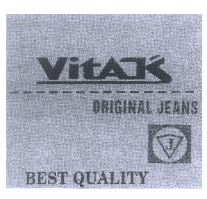 Mẫu nhãn hiệu J VITAJS ORIGINAL JEANS BEST QUALITY