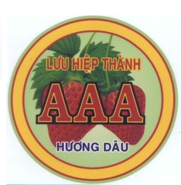 Mẫu nhãn hiệu Lưu Hiệp Thành AAA Hương Dâu