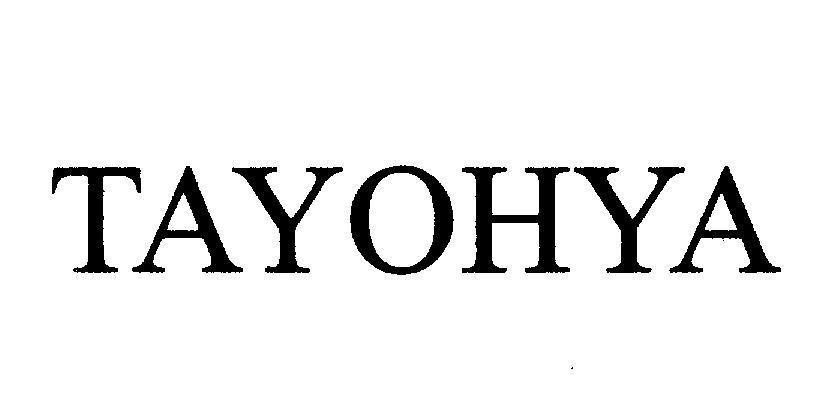 Mẫu nhãn hiệu TAYOHYA