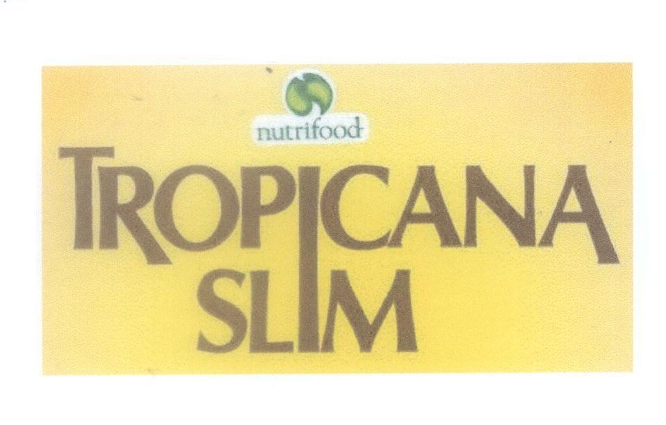 Mẫu nhãn hiệu TROPICANA SLIM nutrifood