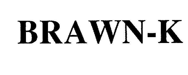 Mẫu nhãn hiệu BRAWN-K