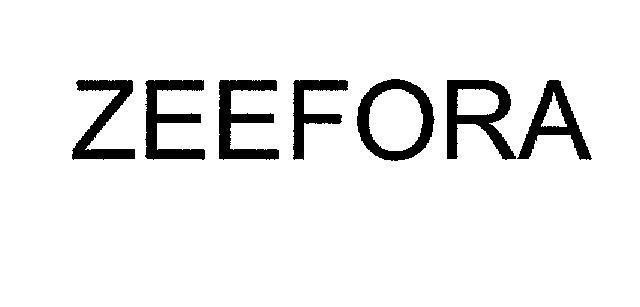 Mẫu nhãn hiệu ZEEFORA