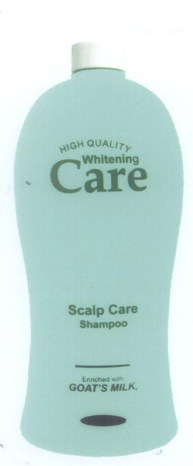 Mẫu nhãn hiệu Care Whitening HIGH QUALITY Scalp Care Shampoo Enriched with GOAT'S MILK