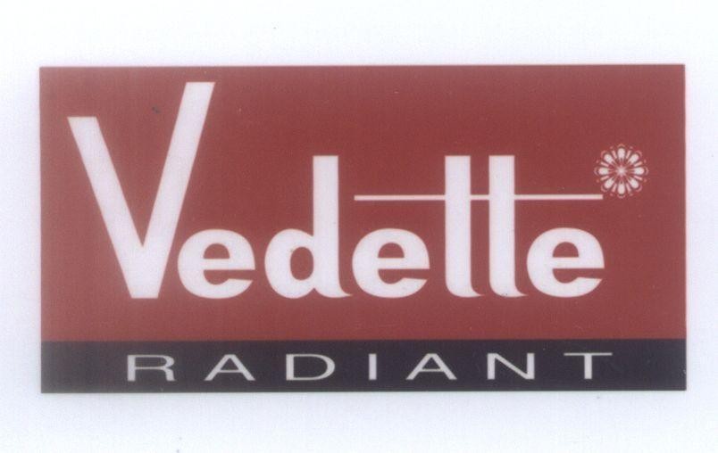Mẫu nhãn hiệu Vedette RADIANT