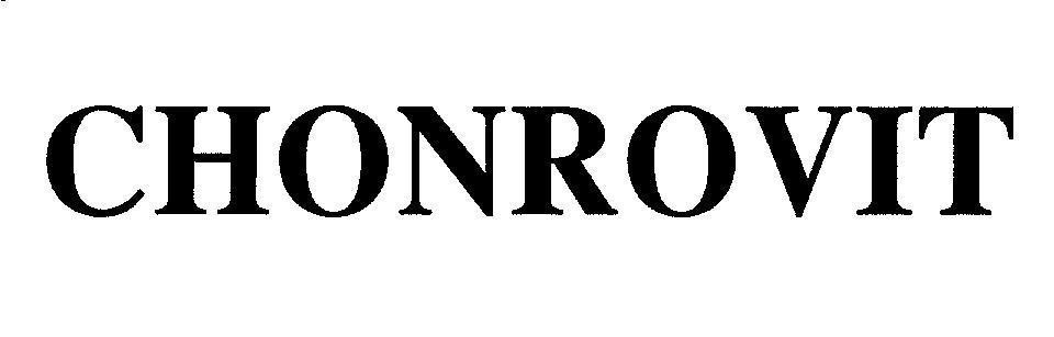 Mẫu nhãn hiệu CHONROVIT