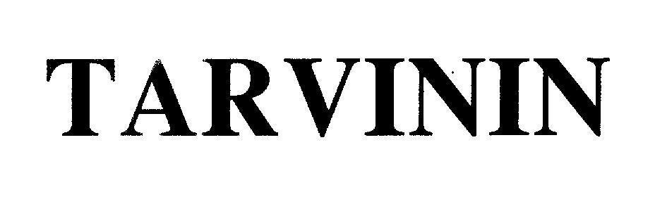 Mẫu nhãn hiệu TARVININ