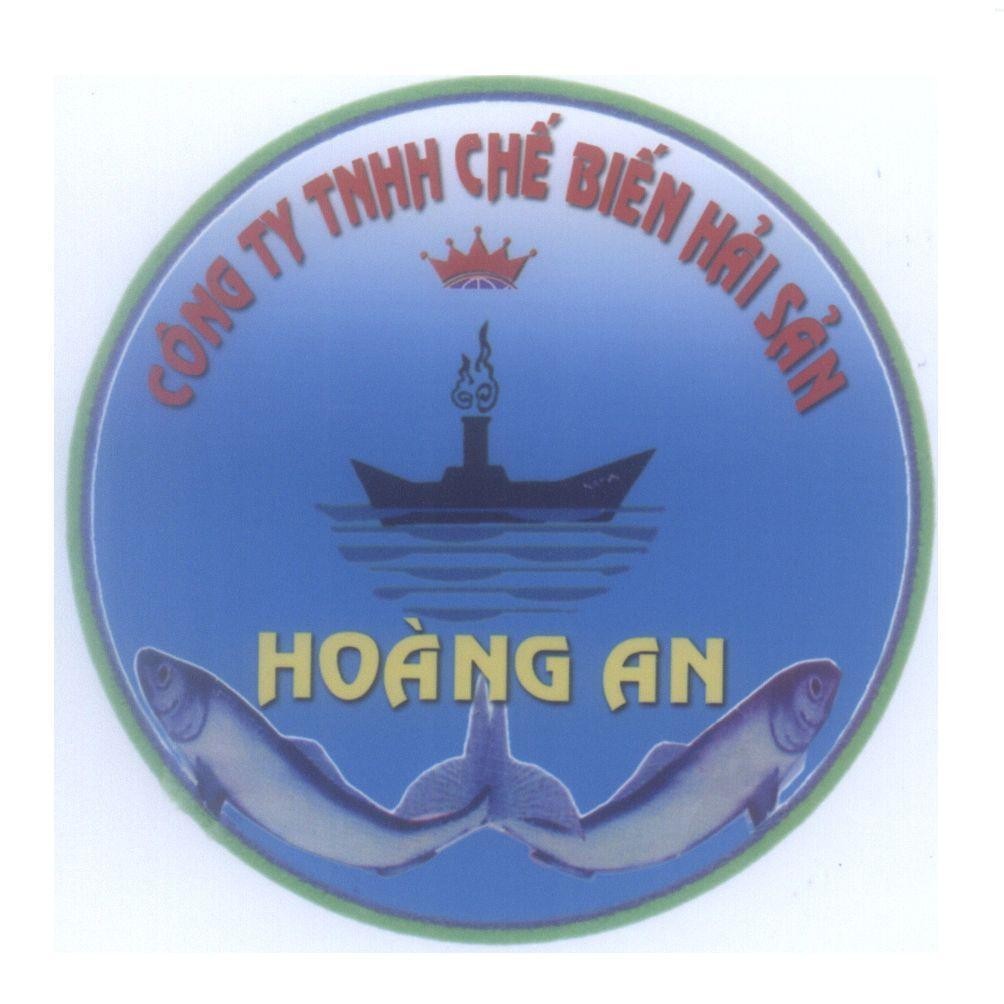 Mẫu nhãn hiệu Công ty TNHH chế biến hải sản Hoàng An