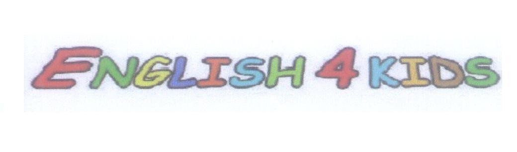 Mẫu nhãn hiệu ENGLISH 4 KIDS