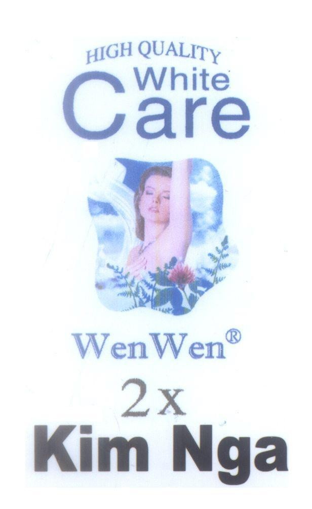Mẫu nhãn hiệu Wen Wen 2x Kim Nga HIGH QUALITY White Care