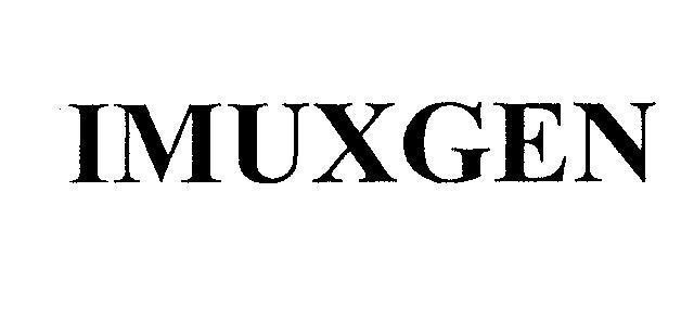 Mẫu nhãn hiệu IMUXGEN