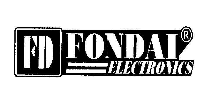 Mẫu nhãn hiệu FD FONDAI ELECTRONICS