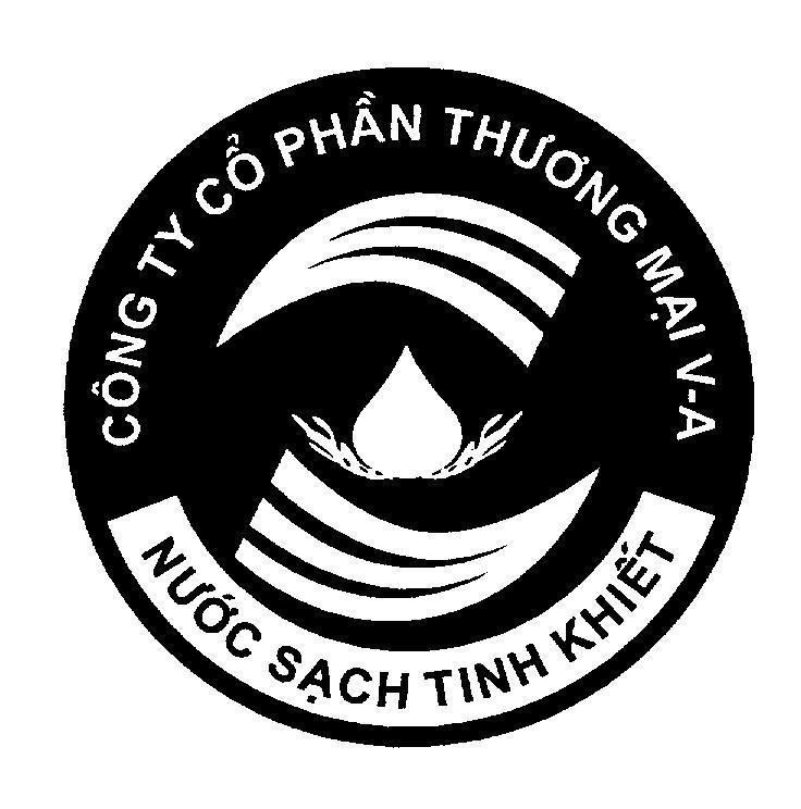 Mẫu nhãn hiệu Công ty cổ phần thương mại V-A Nước sạch tinh khiết
