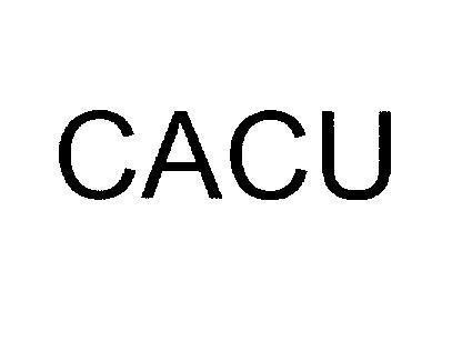 Mẫu nhãn hiệu CACU