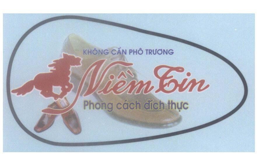 Mẫu nhãn hiệu Niềm Tin Không Cần Phô Trương Phong Cách Đích Thực