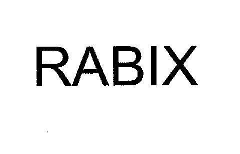 Mẫu nhãn hiệu RABIX