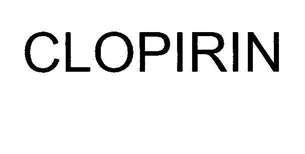 Mẫu nhãn hiệu CLOPIRIN