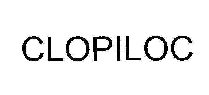 Mẫu nhãn hiệu CLOPILOC