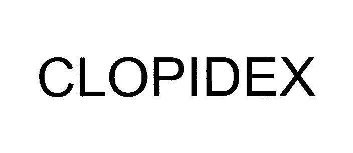 Mẫu nhãn hiệu CLOPIDEX