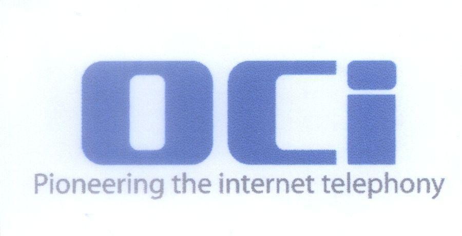 Mẫu nhãn hiệu OCi Pioneering the internet telephony