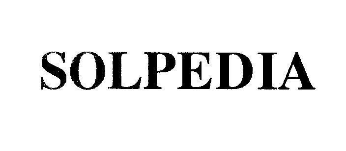 Mẫu nhãn hiệu SOLPEDIA