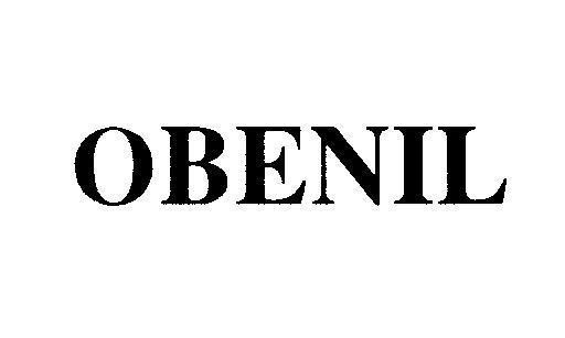 Mẫu nhãn hiệu OBENIL
