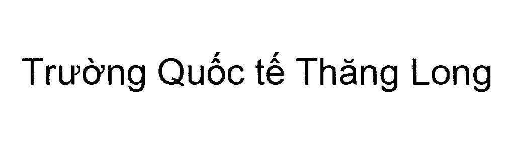 Mẫu nhãn hiệu Trường Quốc tế Thăng Long