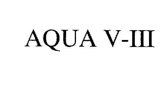 Mẫu nhãn hiệu AQUA V-III