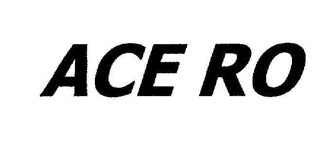 Mẫu nhãn hiệu ACE RO