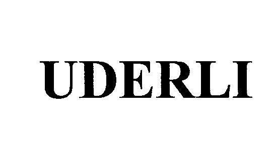 Mẫu nhãn hiệu UDERLI