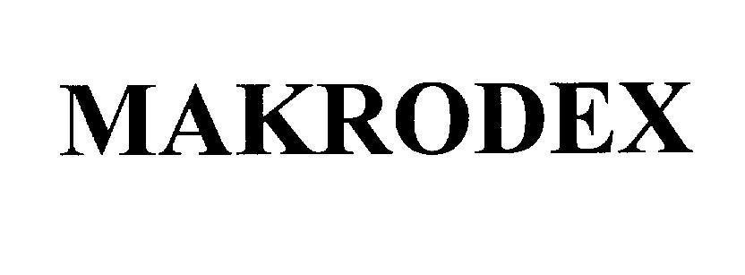 Mẫu nhãn hiệu MAKRODEX