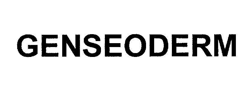 Mẫu nhãn hiệu GENSEODERM