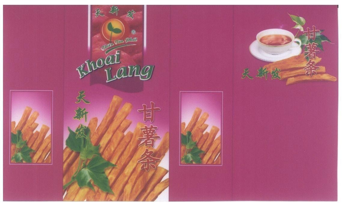 Mẫu nhãn hiệu Thiên Tân Phát Khoai Lang [thiên tân phát khoai lang sấy)