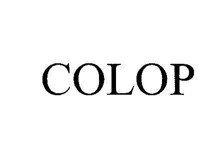 Mẫu nhãn hiệu COLOP