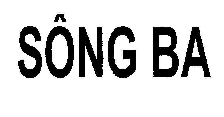 Mẫu nhãn hiệu SÔNG BA