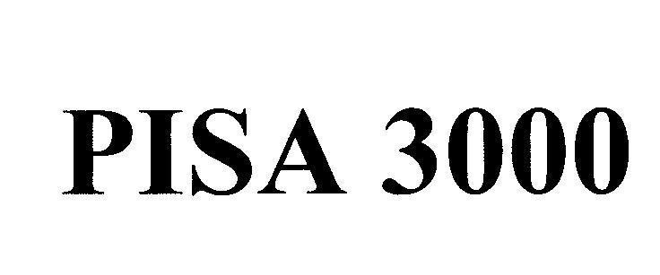 Mẫu nhãn hiệu PISA 3000