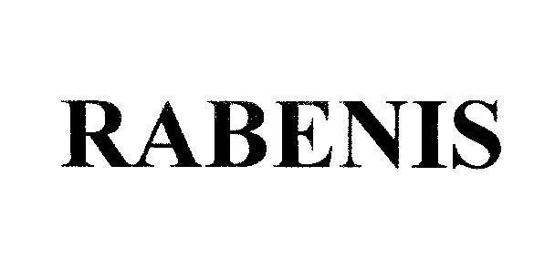 Mẫu nhãn hiệu RABENIS