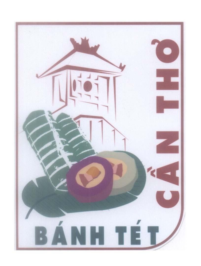 Mẫu nhãn hiệu Bánh Tét Cần Thơ