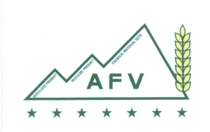 Mẫu nhãn hiệu AFV FERTILIZER-PRODUCT CHEMICAL-MATERIAL SEED PESTICIDE-PRODUCT