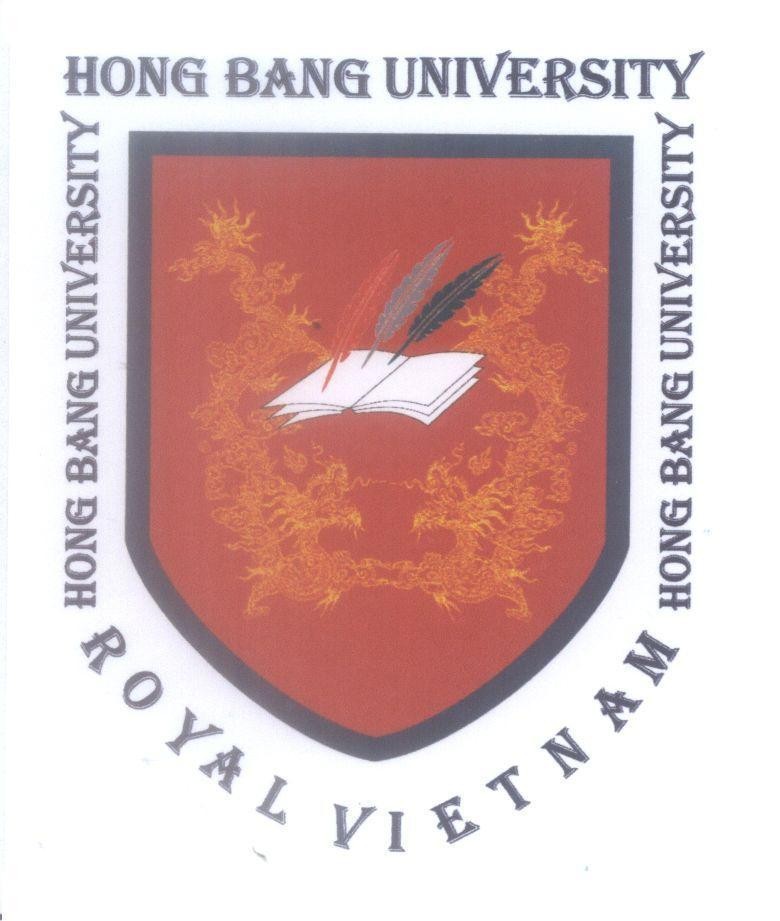 Mẫu nhãn hiệu HONG BANG UNIVERSITY ROYAL VIETNAM