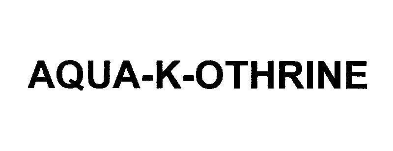 Mẫu nhãn hiệu AQUA-K-OTHRINE