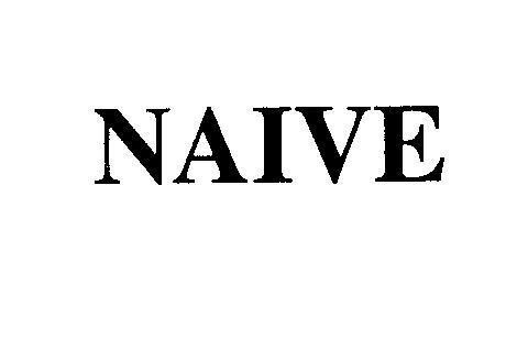 Mẫu nhãn hiệu NAIVE