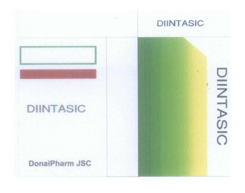 Mẫu nhãn hiệu DIINTASIC DonaiPharm JSC