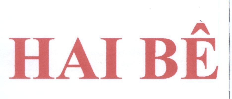 Mẫu nhãn hiệu HAI BÊ