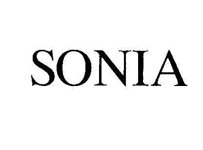 Mẫu nhãn hiệu SONIA