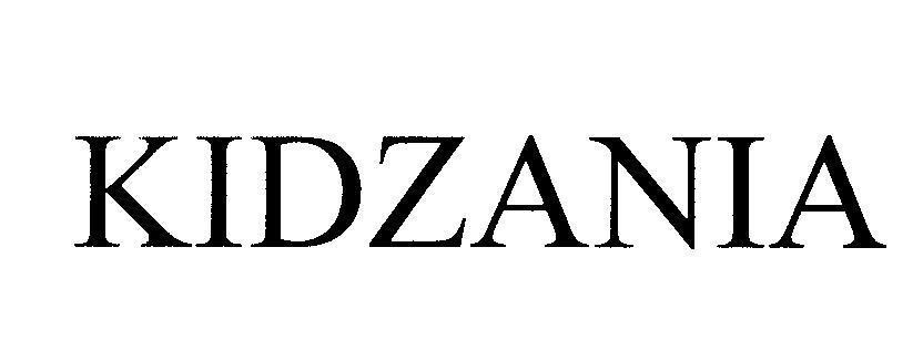 Mẫu nhãn hiệu KIDZANIA