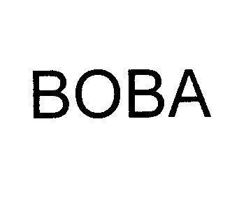 Mẫu nhãn hiệu BOBA